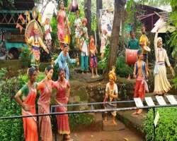 The museum is equipped with a variety of collections such as the statues of different Gods and other personalities as well such as lord Parashuram, fi